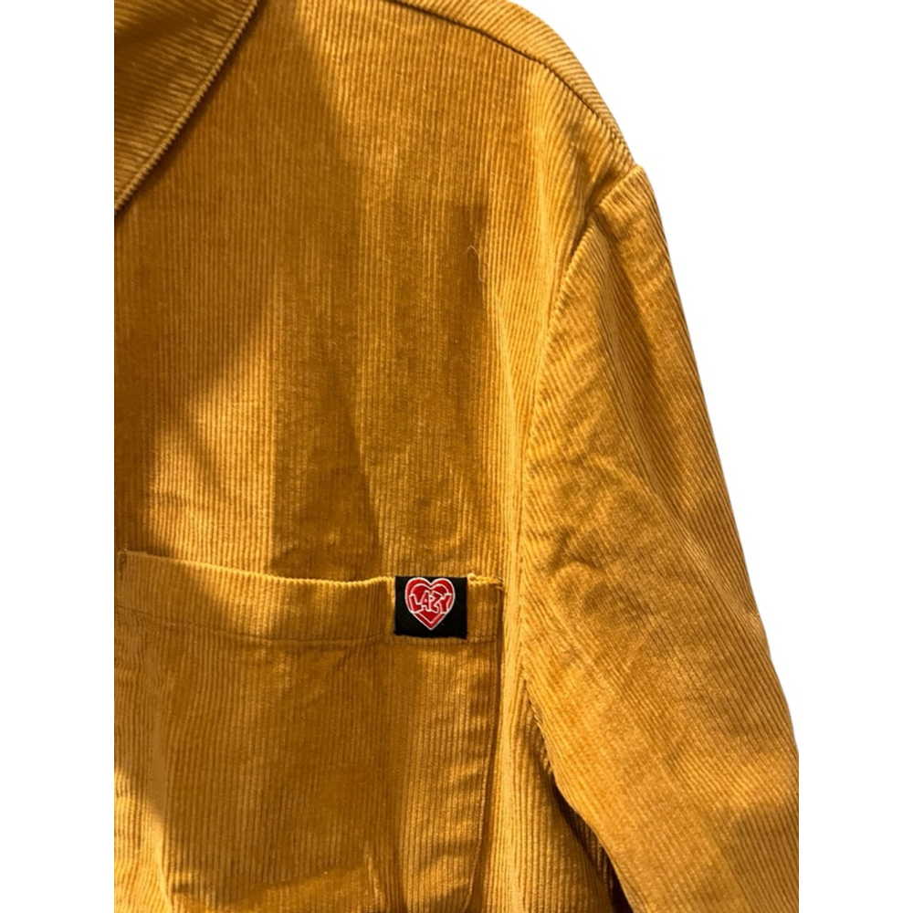 Lazy Oaf NWT Boilersuit Corduroy Jumpsuit Orange Size 16 Women's Long Sleeve - Picture 3 of 11